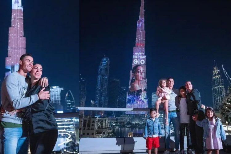 Romantisnya! Ronarldo Sewa Burj Khalifa Demi Bikin Kejutan untuk Georgina