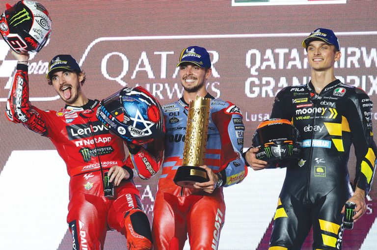 Bawa Modal dari Qatar, Bagnaia Kedua, Martin Finis di Posisi ke-10