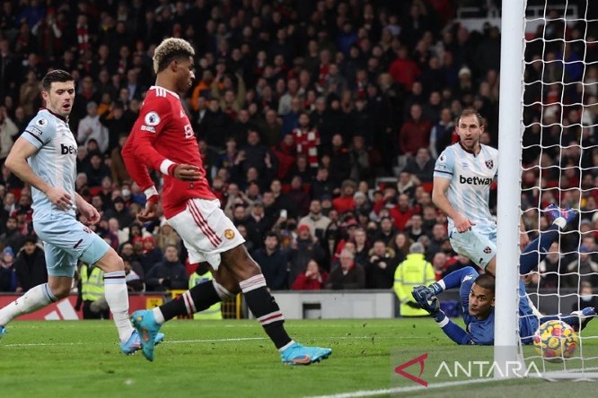 Gol Menit Terakhir Rashford Menangkan Manchester United