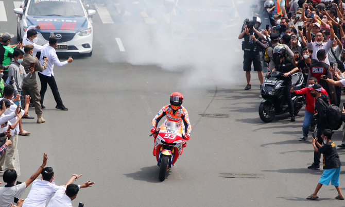 Antusiasme Fans Indonesia Bikin Marc Marquez dan Pol Espargaro Optimistis