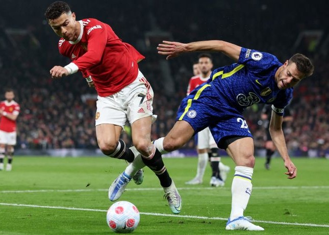 Manchester United vs Chelsea Berbagi Poin di Old Trafford