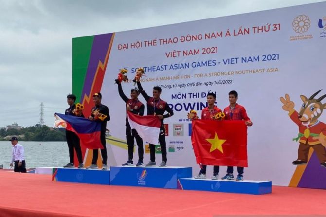 Indonesia Raih Emas Pertama di SEA Games Vietnam