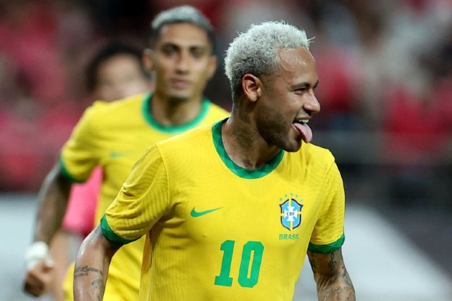 Neymar Cetak Dua Gol, Brasil Bantai Korsel 5-1