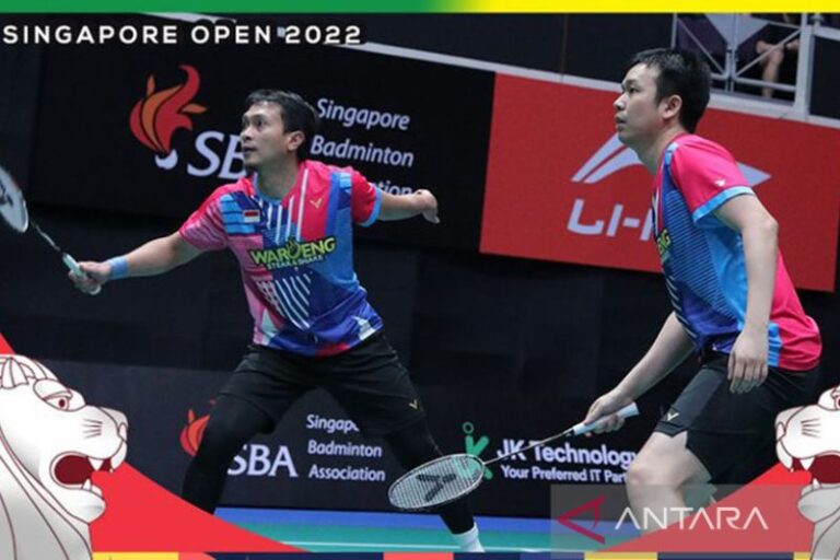 Perempat Final Singapore Open, Ganda Putra Indonesia Berbagi Pool