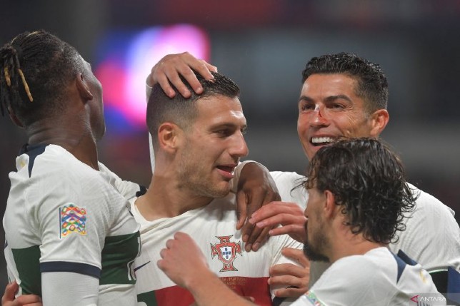 Diogo Dalot Ciptakan Brace, Portugal Menang Telak 4-0 Atas Republik Ceko