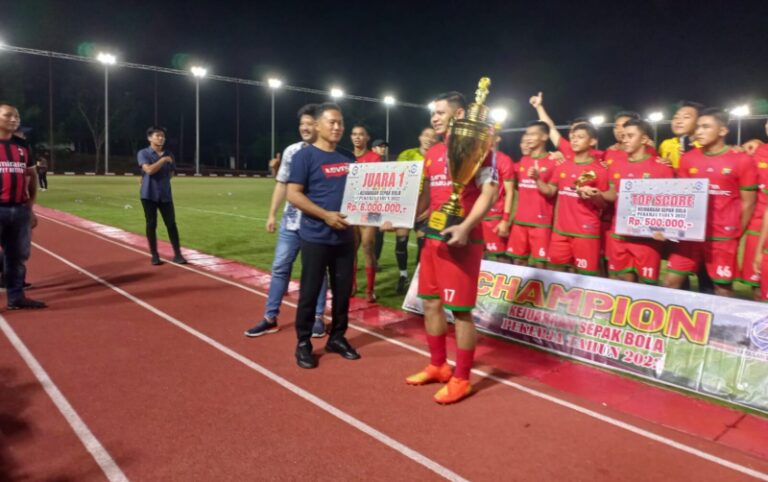 Polda Kepri Raih Juara Pertama Kejuaraan Sepakbola Pekerja