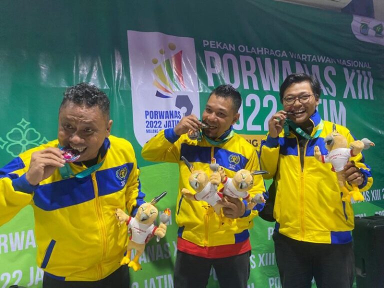 SIWO PWI Kepri Masuk 5  Besar Porwanas XIII 2022, Endang Sumbang 2 Medali