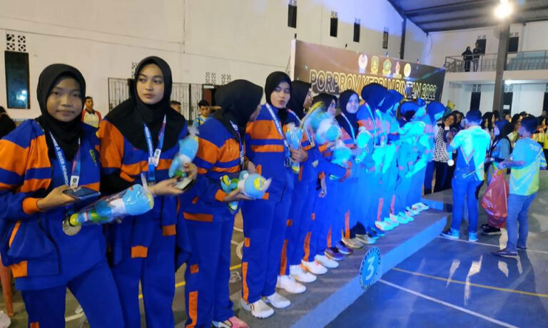 Tim Voli Putri Tanjungpinang Rebut Juara III di Porprov Kepri
