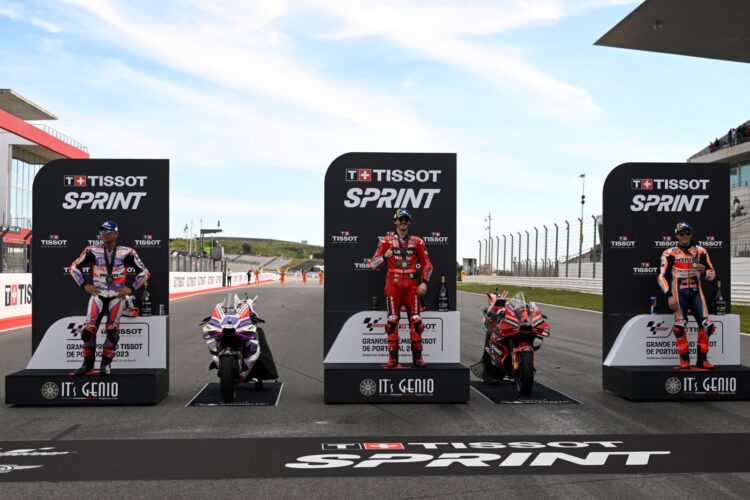 Hasil Sprint Race MotoGP Portugal Marquez Naik Podium Olahraga
