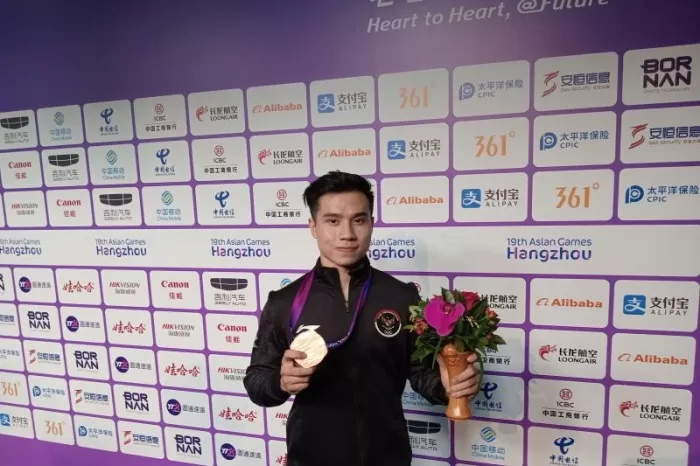 Seraf Naro Siregar Tambah Koleksi Medali Indonesia di Asian Games