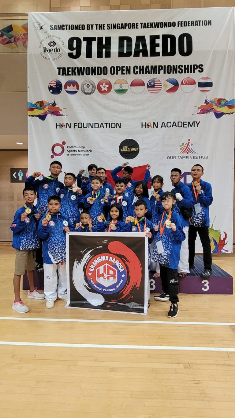  Atlet Taewondo Kharisma Bangsa Raih Prestasi Gemilang di Kejuaraan 9TH Daedo Taekwondo Open Championship