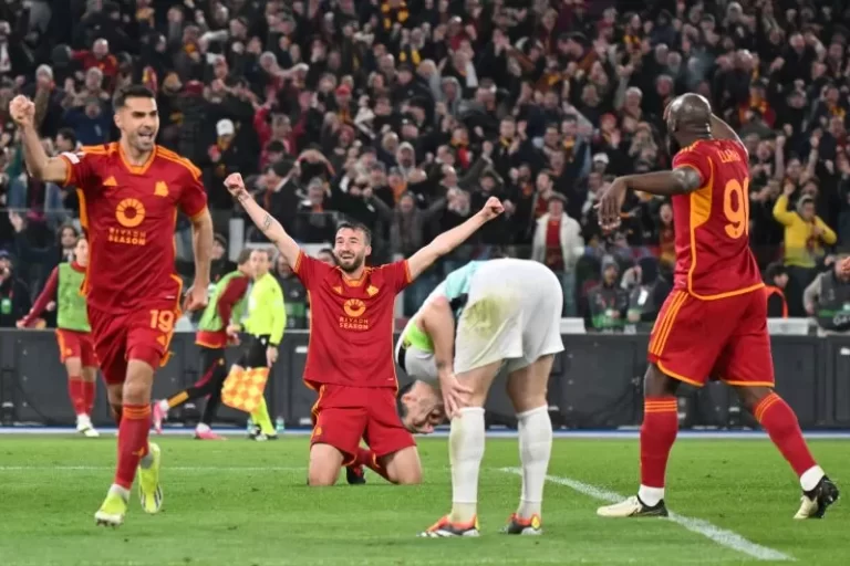 Babak 16 Besar Liga Europa, AS Roma Hancurkan Brighton 4-0