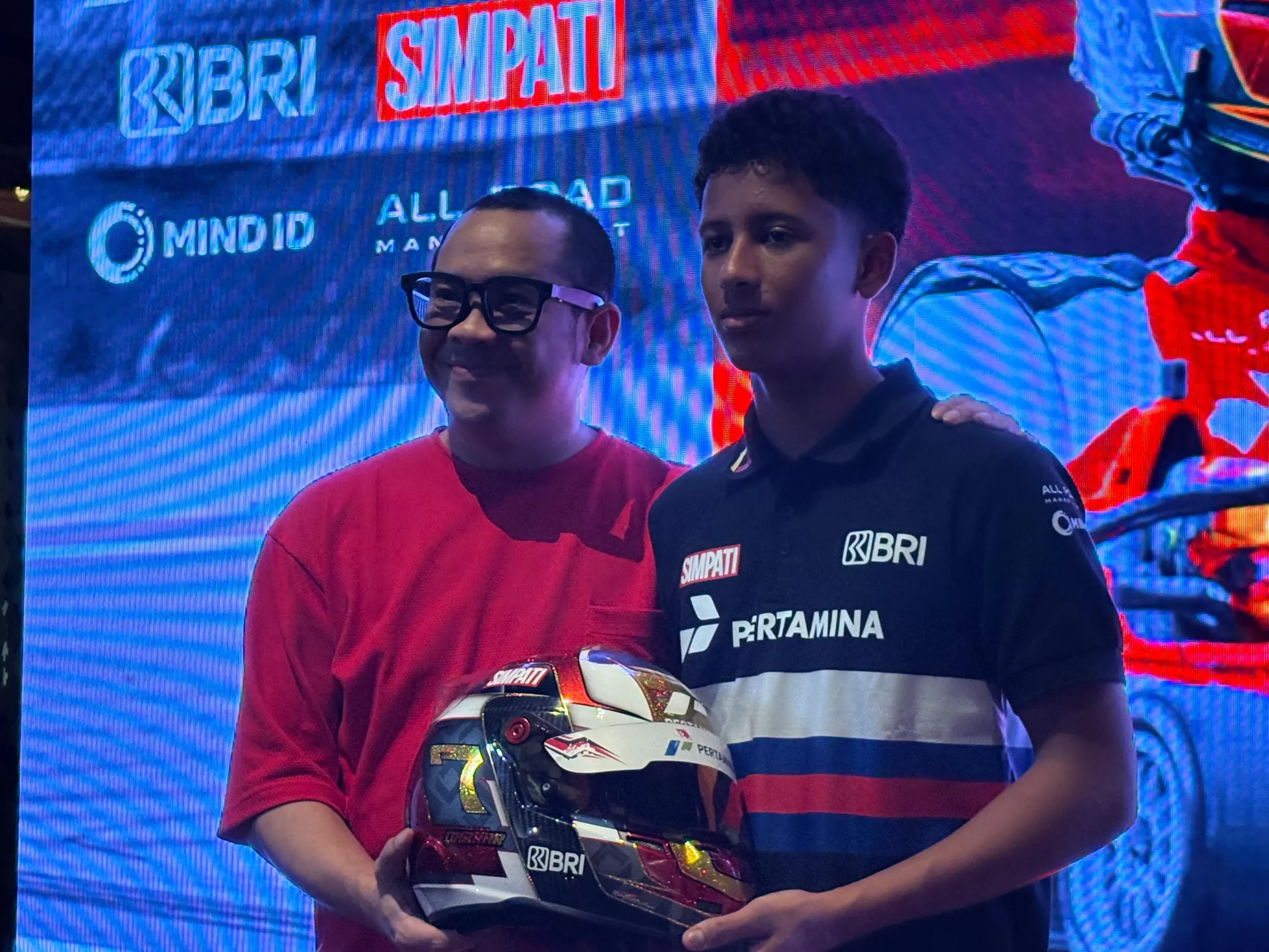 Pembalap muda Indonesia Qarrar Firhand yang akan debut di British Formula 4 Championship 2026.